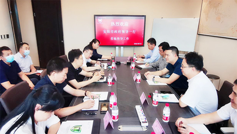 安阳市市长高永到访中科卫康推动无人机产业等领域合作 